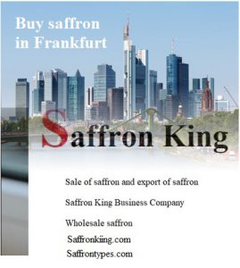 Buy saffron in Frankfurt and saffron shop in Germany