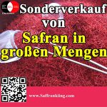 Sonderverkauf von Safran in großen Mengen