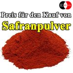 Preis für den Kauf von Safranpulver