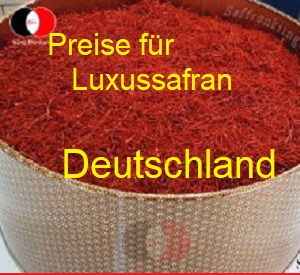 Preise für Luxussafran in Deutschland