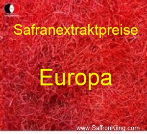 Safranextraktpreise in Europa